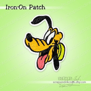 PLUTO #2 Embroidered Iron-On Patch for Jackets/Clothing, Hats, Bags/Backpacks, Crafts & Décor- 70614