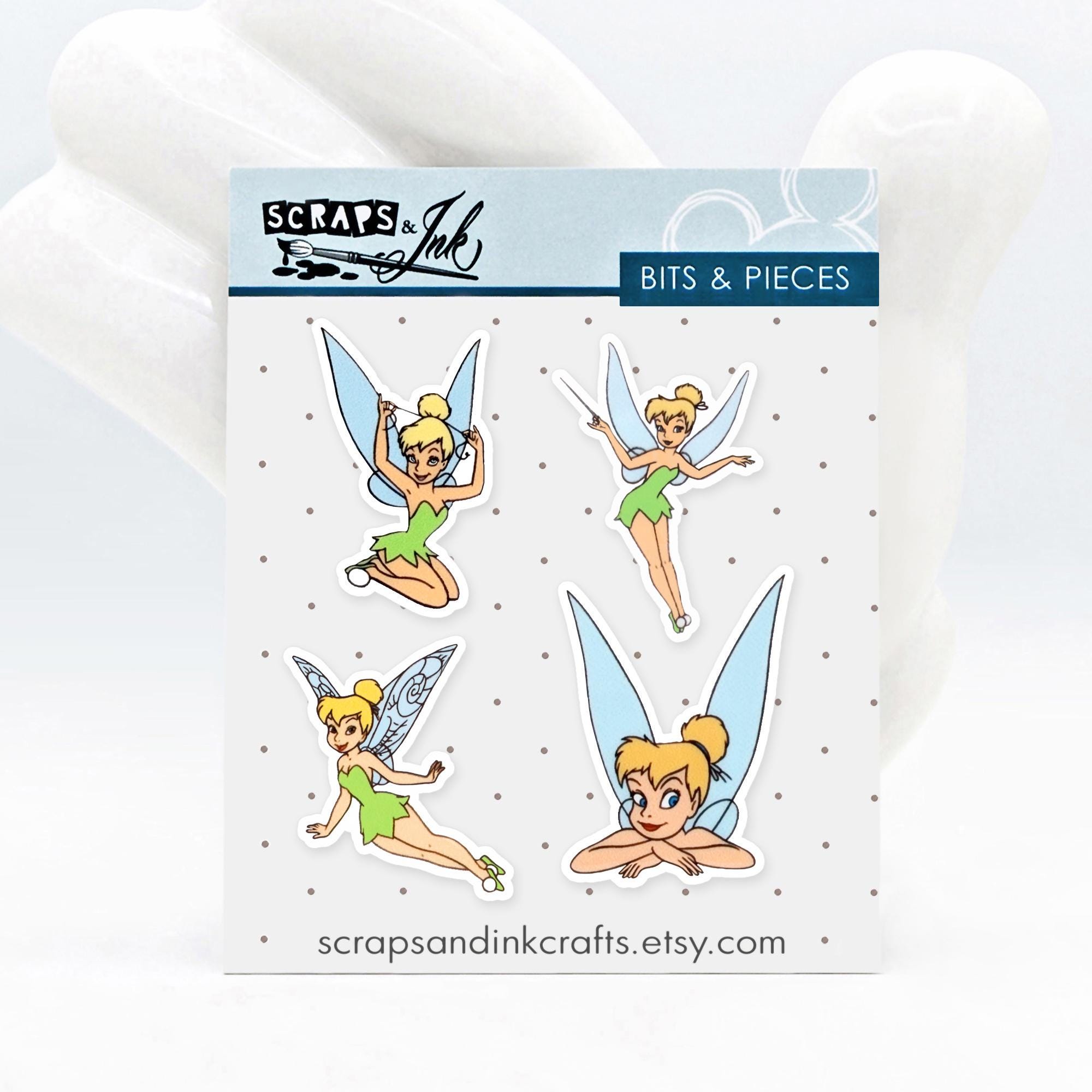 Tinker-bell様 リクエスト 6点 まとめ商品 TINKERBELL #1 Set of 4 Acrylic Embellishments for Disney-themed