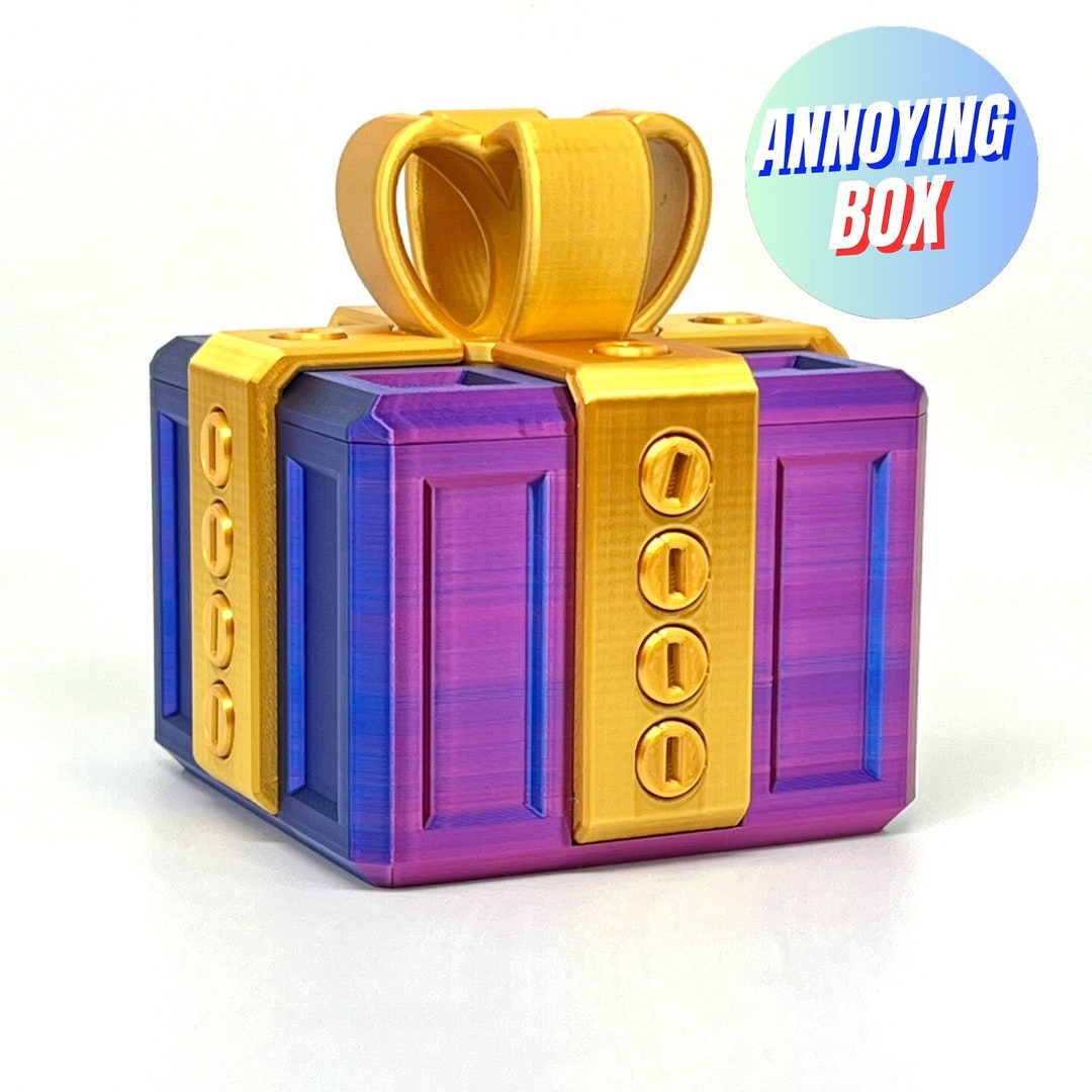 Annoying Gift Box 3D Printed Funny Prank Surprise Box Etsy