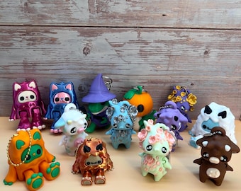 Articulated Fantasy Creature Keychain – 3D Printed Collectible Figure