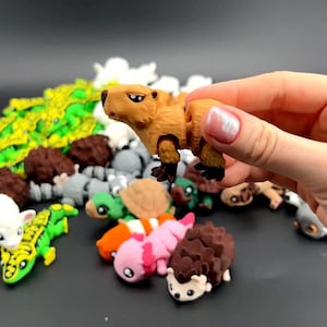 Articulated 3D Printed Fidget Animal: Pocket Pet Desk Decor