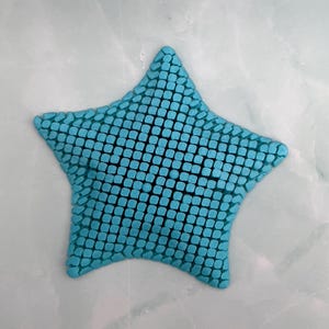 Articulated Starfish - Flexible Sensory Fidget - Relaxation Gift - 5 Inch Sensory Gift Light Blue