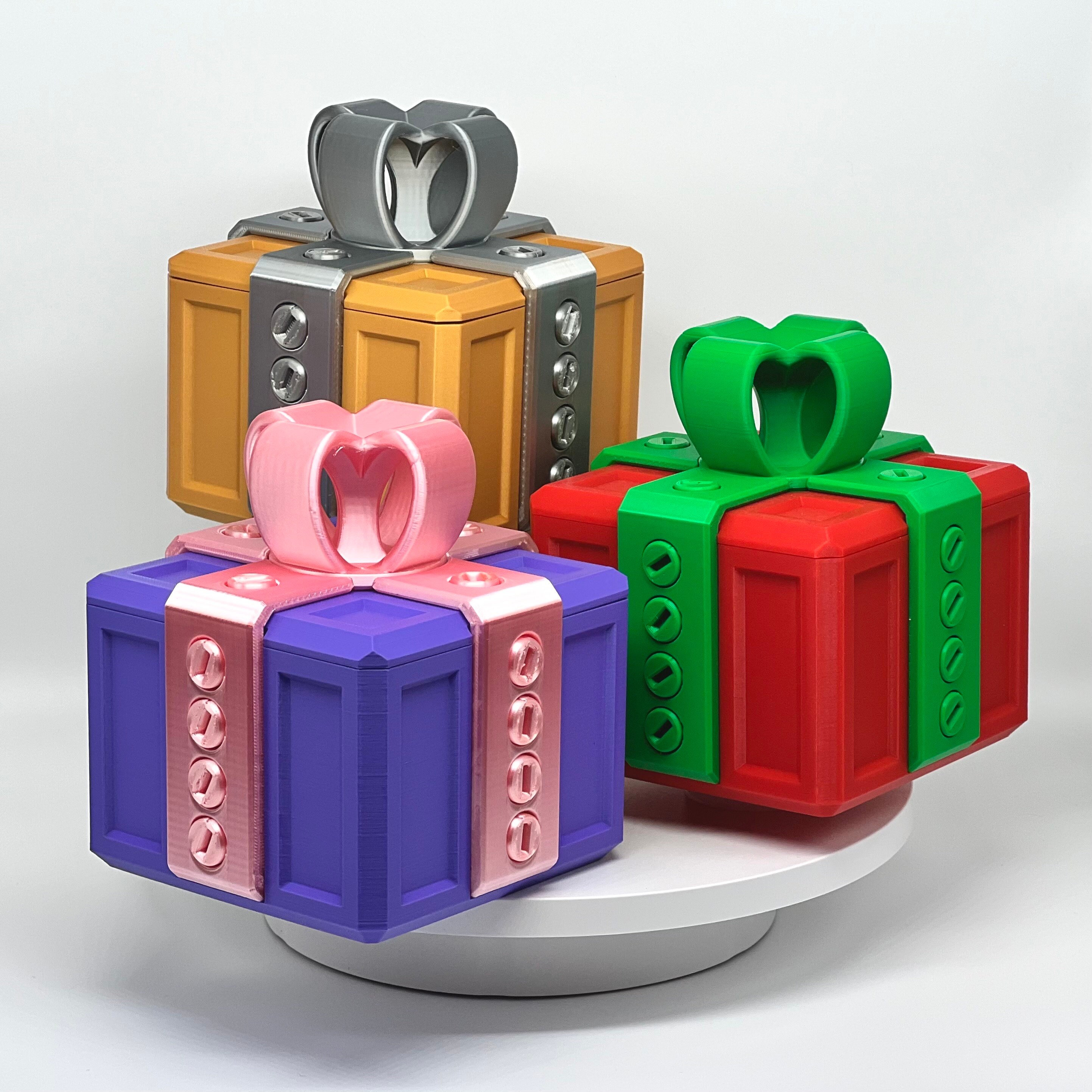 CUSTOM Annoying Gift Box 3D Printed Funny Prank Surprise Box 20 Screws 1 Layer Etsy