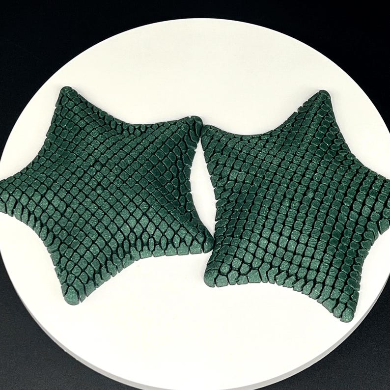 Articulated Starfish - Flexible Sensory Fidget - Relaxation Gift - 5 Inch Sensory Gift Glitter Green