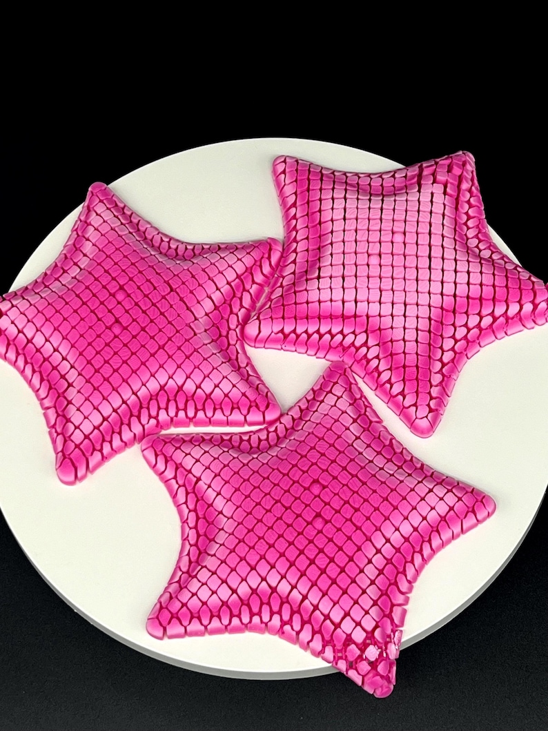 Articulated Starfish - Flexible Sensory Fidget - Relaxation Gift - 5 Inch Sensory Gift Pink GradientRainbow