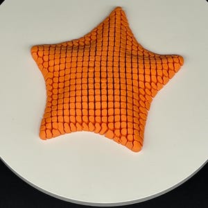 Articulated Starfish - Flexible Sensory Fidget - Relaxation Gift - 5 Inch Sensory Gift Orange