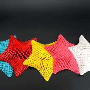 Articulated Starfish - Flexible Sensory Fidget - Relaxation Gift - 5 Inch Sensory Gift image 19