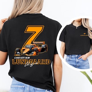 Christian Lundgaard #7 IndyCar T-Shirt: Retro Racing Tee