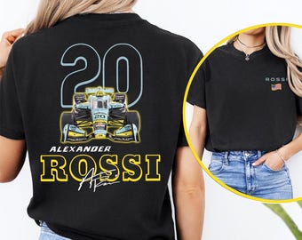 Alexander Rossi #20 IndyCar T-Shirt: Retro Racing Design