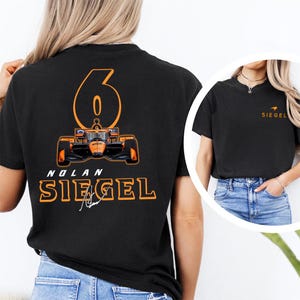Nolan Siegel IndyCar T-Shirt: Retro Racing Design