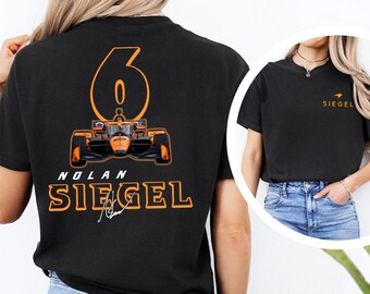 Nolan Siegel IndyCar T-Shirt: Retro Racing Design