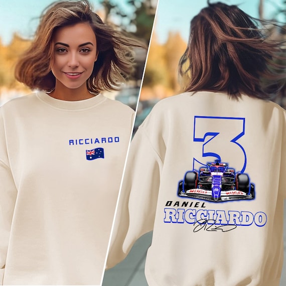 Daniel Ricciardo Formula One Sweatshirt Daniel Ricciardo Shirt RIC3 F1 Sweater Daniel Ricciardo 3 F1 Daniel Ricciardo Shirt F1 Shirt Etsy
