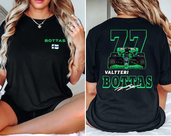 Chemise en coton Valtteri Bottas F1 Racing