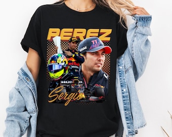 Sergio Perez F1 Shirt: Formula One Racing Cotton Tee