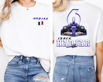 Isack Hadjar F1 Racing Sweatshirt, Formula One Shirt