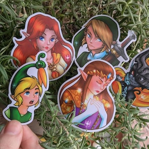Stickers Fanart Zelda - Vinyle - Mat