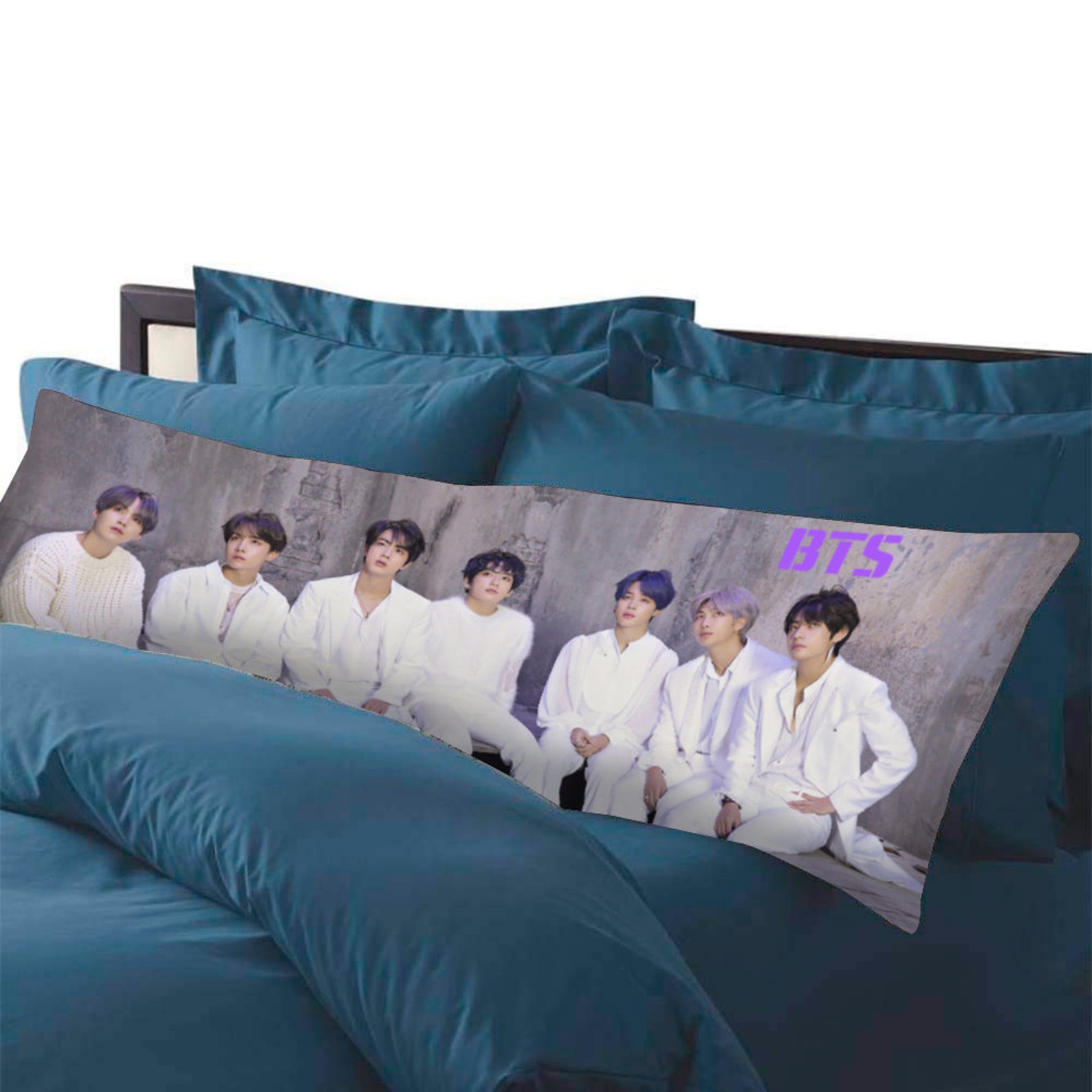 2021 Edition BTS Body Pillow Case Cotton Pillow Bangtan Boys Etsy