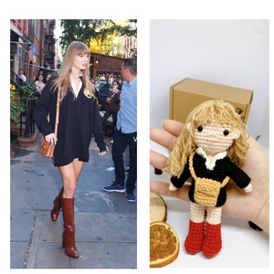 Personalized Portrait Doll, Custom Doll, Personalized Gift,Birthday Gift, Crochet Doll from photo, Custom Gift, Custom Crochet Portrait