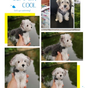 Custom Shih Tzu Crochet Dog Doll - Personalized Handmade Pet Plushie - Amigurumi Animal Replica - Unique Gift for Dog Lovers