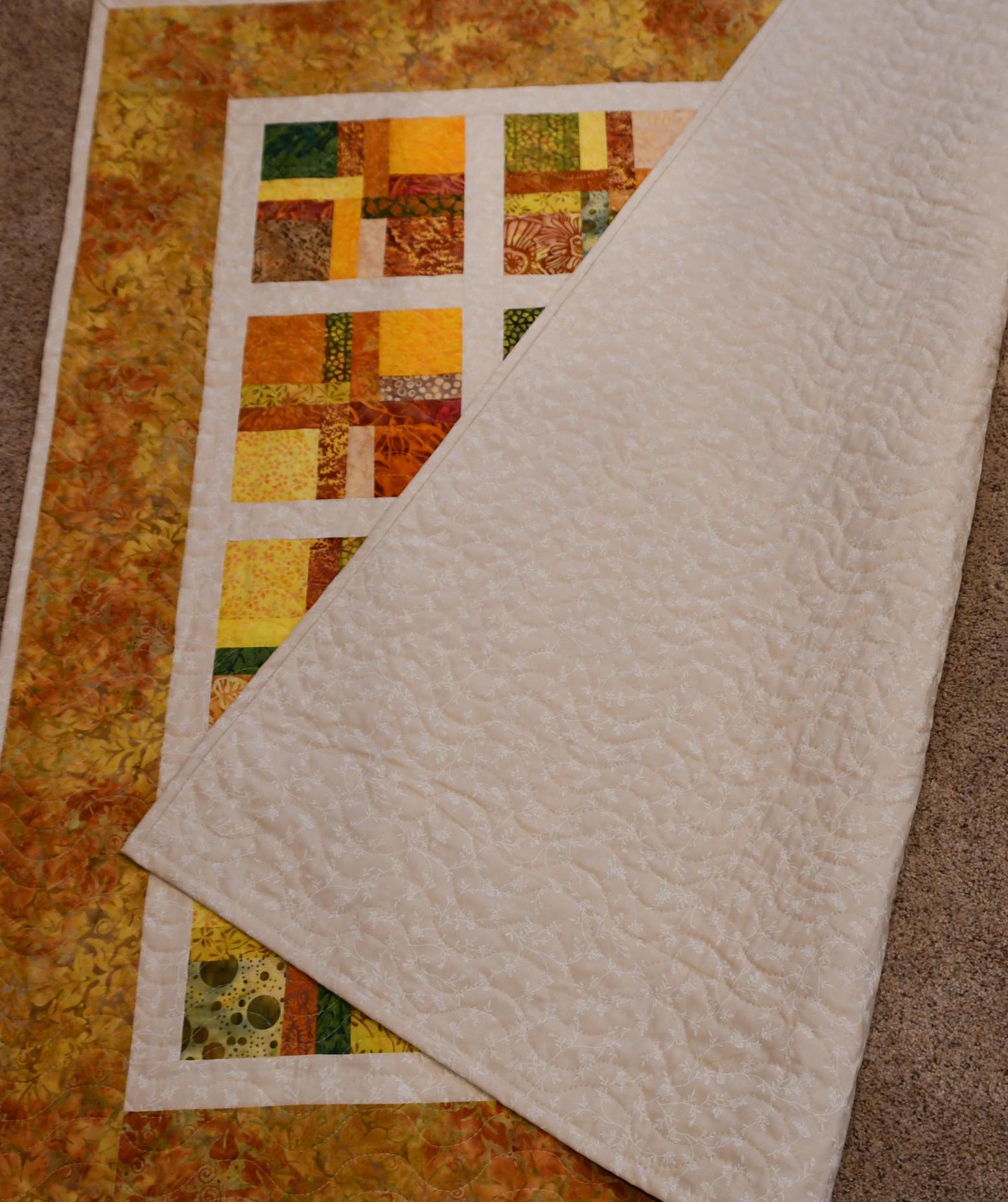 Scrappy Autumn Batik Lap Quilt - Etsy