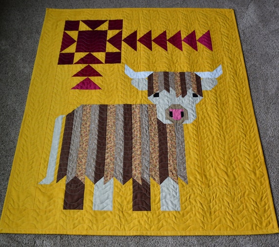 Cattle Call - Highland Coo (Cow) Quilt