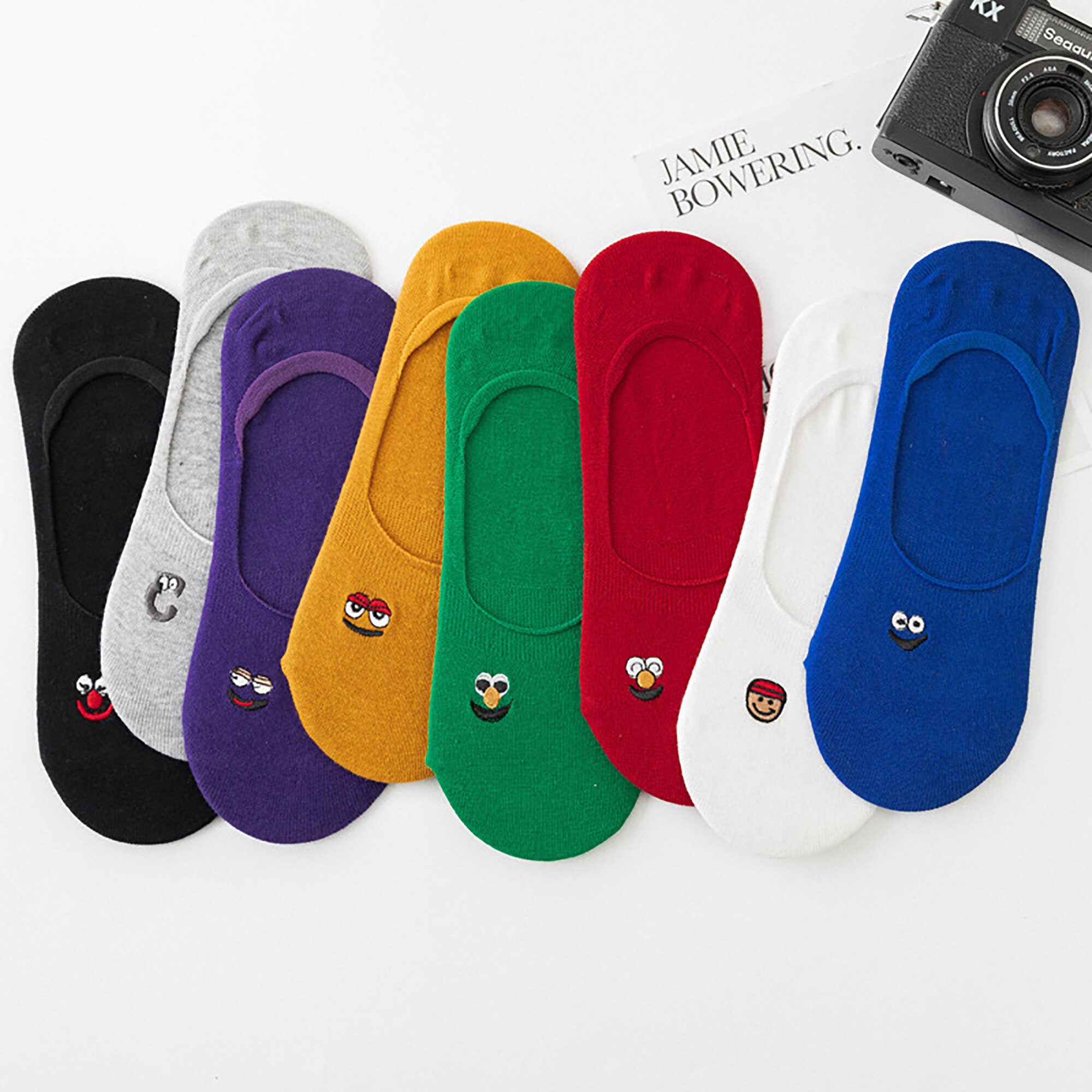 8 Style Pattern Ankle Sock/Angry Bird Sock/Solid Color Etsy