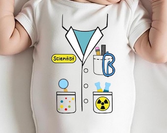 Scientist Baby Bodysuit , Lab Partner Baby Outfit, Chemistry Science Teacher Baby Clothes, Scientist Baby Gift, Science Baby Shower Gift
