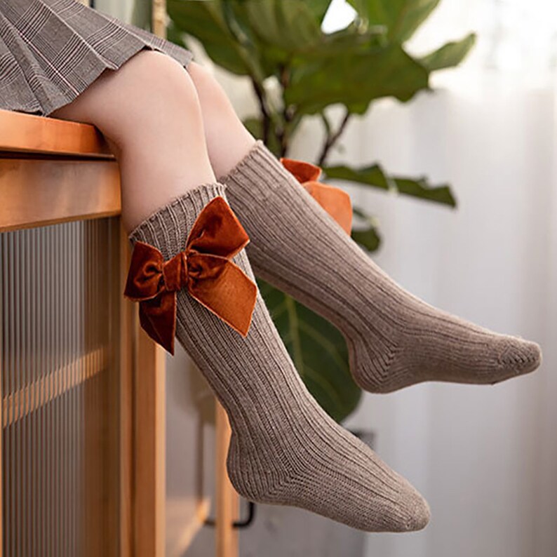 Kid/'s Socks,Knitted Socks,Socks with Bowknot,Thick and Warm,Super Soft Cozy Sleeping Socks,Mismatched Fluffy Cozy Sock,Gift for Her