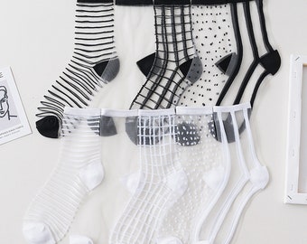 Black And White Pitter Pattern #5 Men-Women Adult Ankle Socks Novelty Socks Black And White Pitter Pattern #5 Men-Women Adult Ankle Socks Novelty Socks