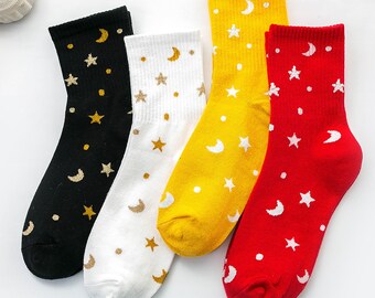 Constellation Poster Cancer Star Sky Socks Mens Womens Casual Socks Custom Creative Crew Socks