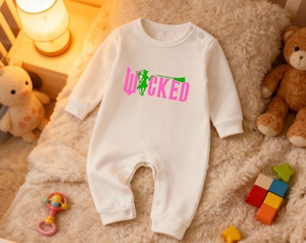 Funny Wicked Baby Bodysuit, Wicked Witch Baby Clothes, Adorable Minimalist Baby Bodysuit, Baby Clothes, Gift for Newborn, Baby Shower Gifts