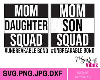 Mother Daughter Svg Etsy