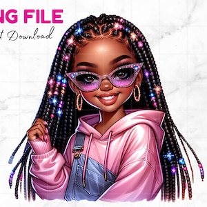 Zwart meisje clipart Schattig zwart meisje clipart zwart jong meisje melanine prinses Mommy's Little Girl sublimatieontwerp png PNGEgg
