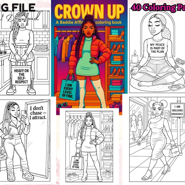 Women Coloring Book - Etsy UK