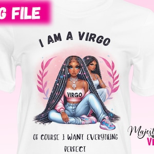 Ragazza Vergine Png Sono una Vergine ovviamente png Ragazza vergine nera clipart Grande energia vergine Segni oroscopo Astrologia Afro Sublimazione