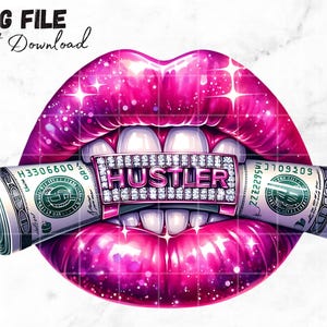 100-dollarseddel-läppar PNG Pengar-läppar Bankrulle Clip Art Dollarseddel-läppar Pengar Kvinnlig Hustler Sublimering Pengarstack Rosa läppar Med Grillz