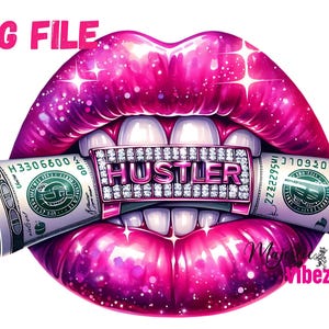 100 Dollar Bill labbra PNG soldi labbra Bank Roll Clip art Dollar Bill labbra soldi femmina Hustler sublimazione pila di soldi labbra rosa con Grillz