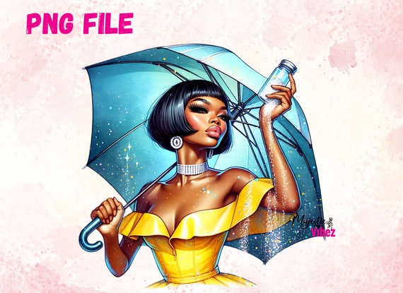 Salty Girl PNG Don't be a salty Png Black Women Clipart Black Girl Clip Art Funny Png Afro Girl Sublimation