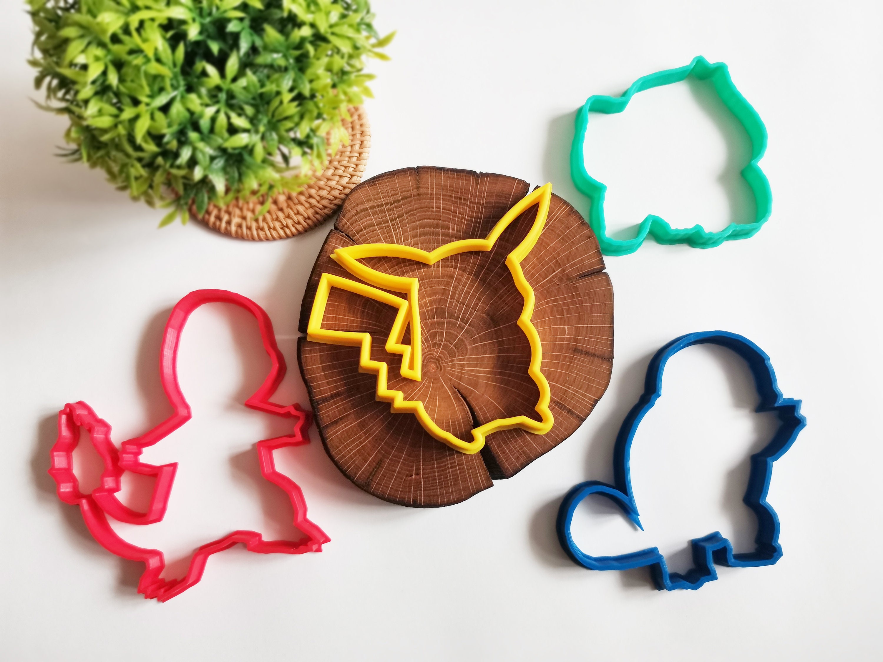 Pokemon Cookie Cutters Full Set of 4 Pikachu Charmander Etsy