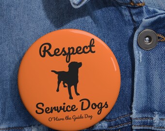 Respect Service Dogs Button