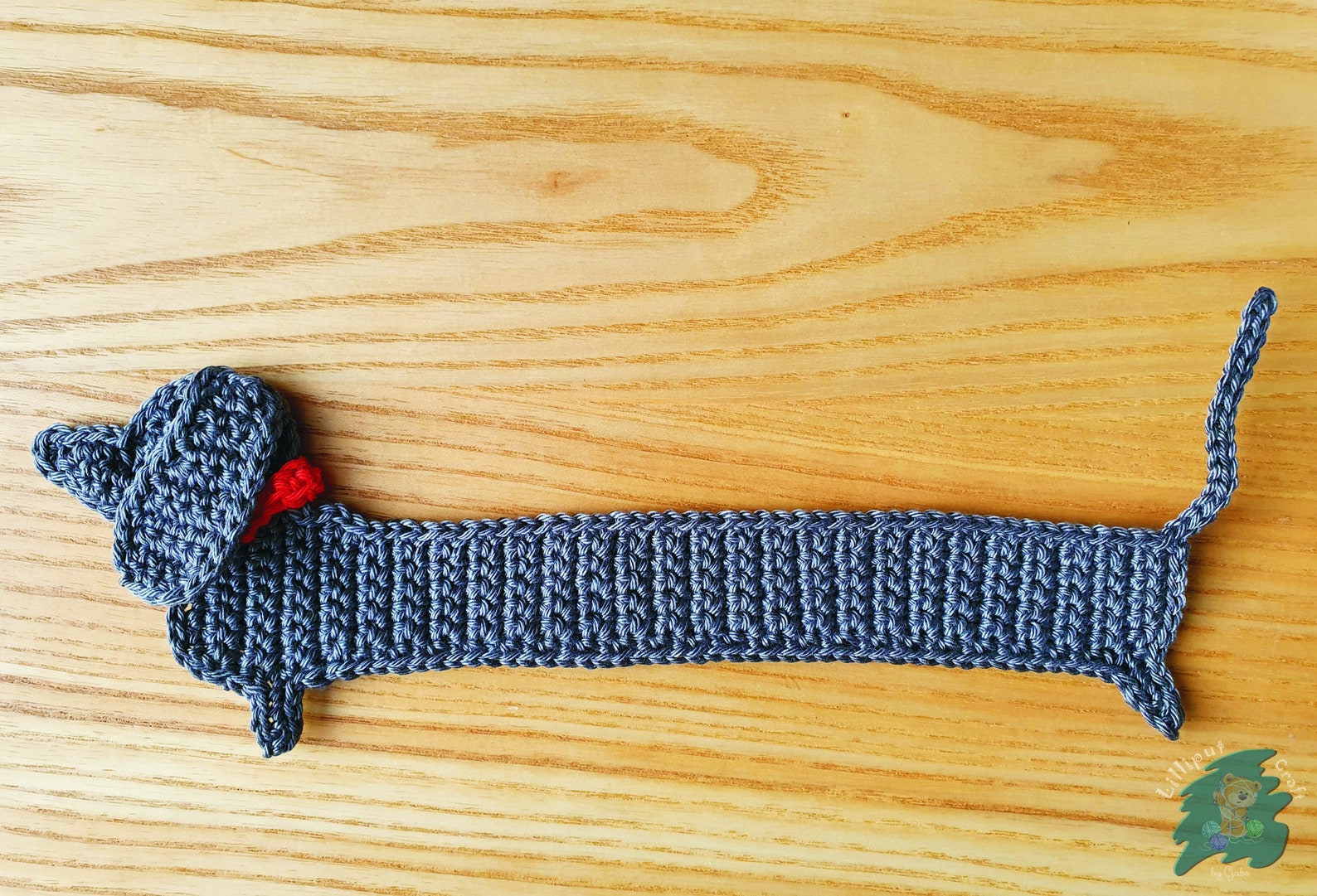 Handmade Crocheted Dachshund Bookmark Crocheted Sausage Dog Etsy