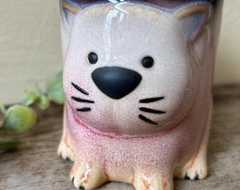 Taza de gato 3D: Taza de cerámica con un animal caprichoso