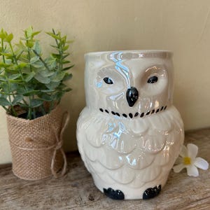 Owl Shaped Iridescent Wax Warmer: Aromatic Home Fragrance Decor