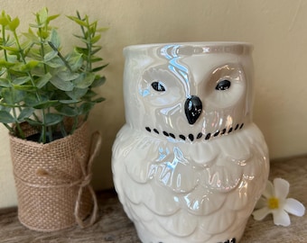 Owl Shaped Iridescent Wax Warmer: Aromatic Home Fragrance Decor