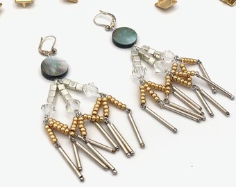 Unique hanging earrings