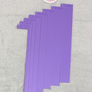 L-Spacers Boekbinden Spacer Scrapbooking Uitlijning gidssjabloon Kaarten maken Gelaagdheidshulpmiddel 3D-tool Kaartuitlijning (8 stuks)