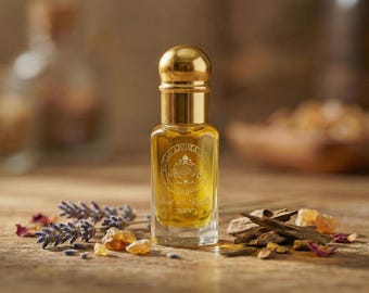 OUD LAVANDA ATTAR: Aceite de perfume árabe de lujo, fragancia unisex de larga duración.