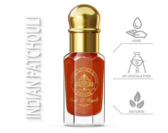 Indian Patchouli Absolute Perfume Oil: Natural Unisex Fragrance