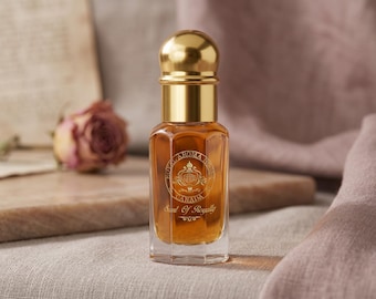 BULGARIAN ROSE Attar – Natural Rose Perfume Oil, Long Lasting Alcohol-Free Floral Fragrance