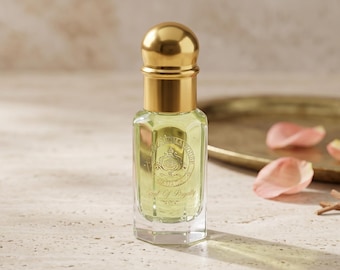 SANDAL ROOS parfumolie | Damasceenroos + Mysore Sandelhout | Langdurige alcoholvrije geur